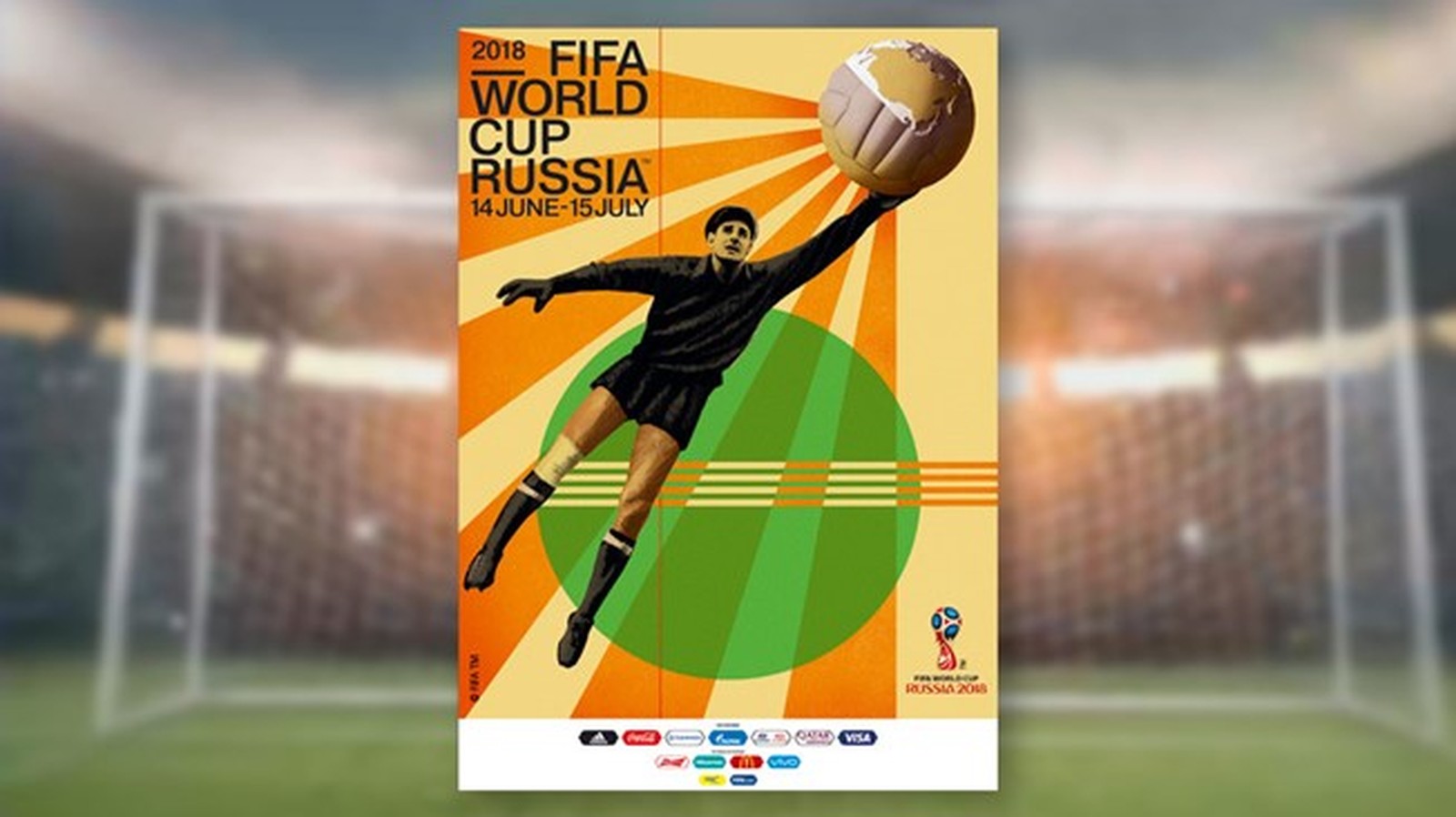 2018 - Pôster da Copa do Mundo da Rússia