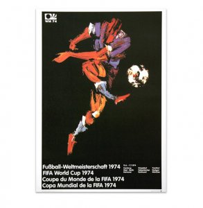 Copa do mundo poster Alemanha 1974