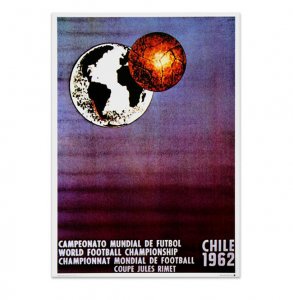 Copa do mundo poster chile 1962